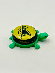 Land Shark - Bottle Cap Magnet Turtle Shell Shocked Art
