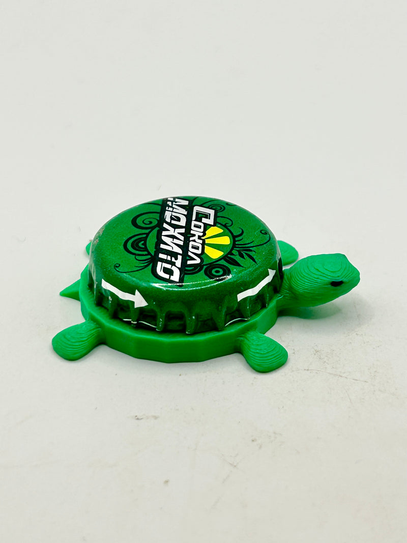 Falcon Mojito, Green (Russia, Сокол мохито)- Bottle Cap Magnet Turtle Shell Shocked Art