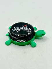 Grupo Damm (Spain) - Bottle Cap Magnet Turtle Shell Shocked Art