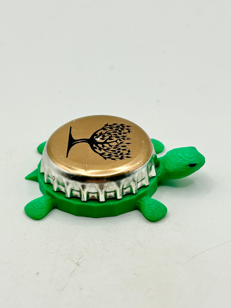 Fever Tree Ginger Beer (Light Orange) - Bottle Cap Magnet Turtle Shell Shocked Art