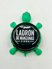 Ladron Cider (Spain) - Bottle Cap Magnet Turtle (Copy) Shell Shocked Art