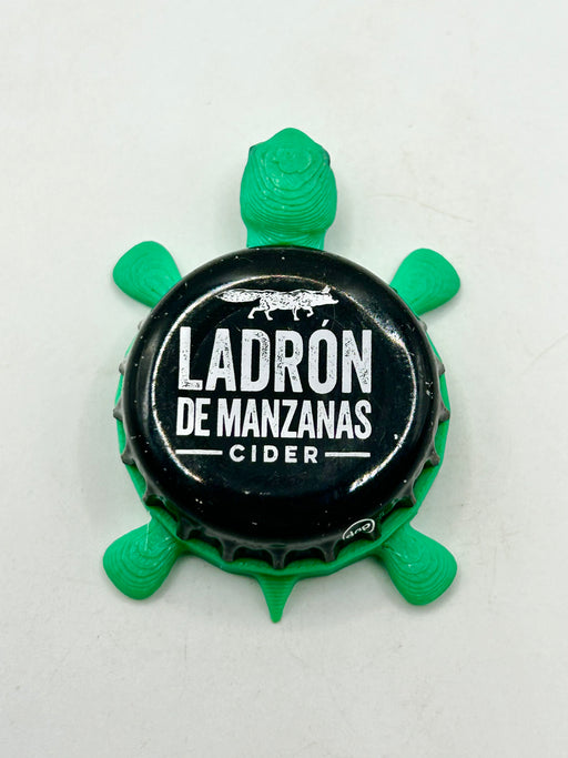 Ladron Cider (Spain) - Bottle Cap Magnet Turtle (Copy) Shell Shocked Art