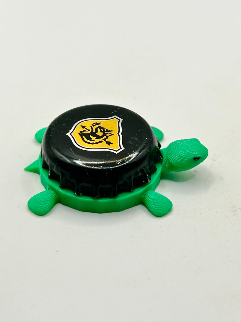 Royal Swinkels (Netherlands) - Bottle Cap Magnet Turtle Shell Shocked Art