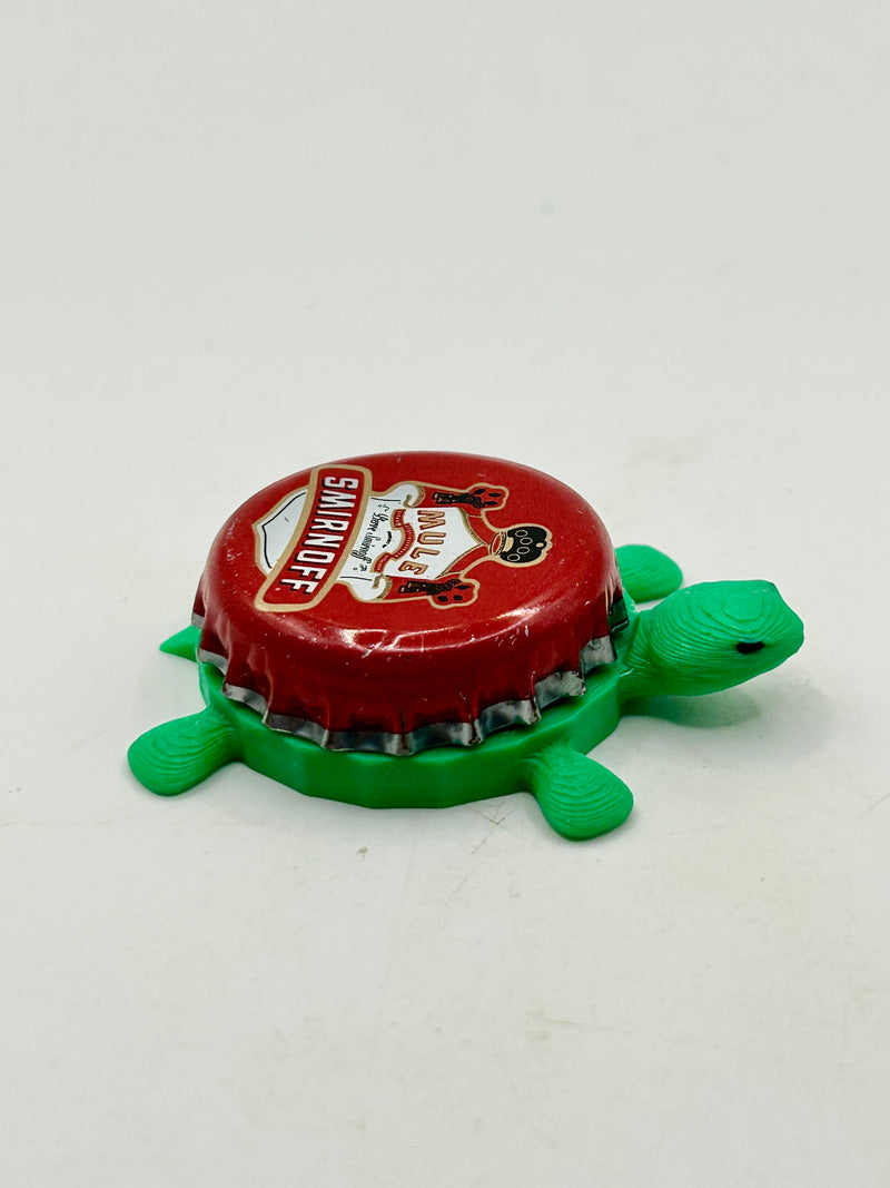 Smirnoff (Mule) - Bottle Cap Magnet Turtle Shell Shocked Art
