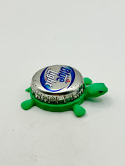 Labatt Blue Light (Blue Text) - Bottle Cap Magnet Turtle Shell Shocked Art