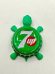7 Up (International Variation 2) - Bottle Cap Magnet Turtle Shell Shocked Art