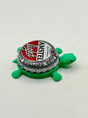 Amstel Beer - Bottle Cap Magnet Turtle (Copy) Shell Shocked Art