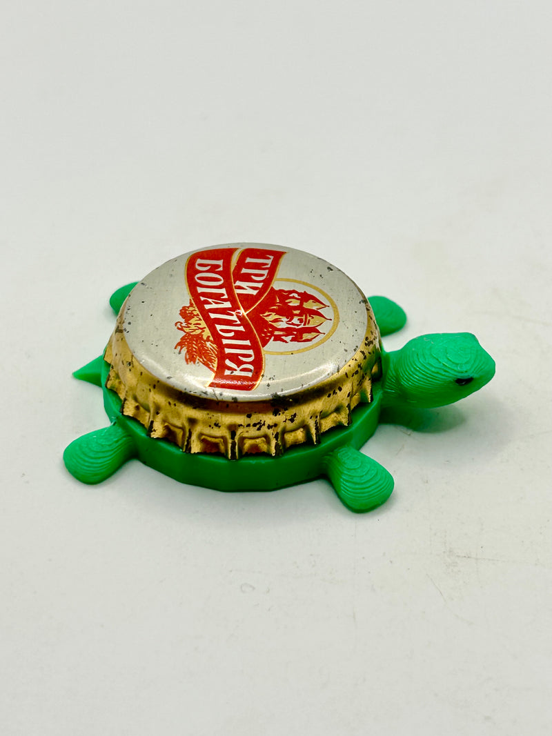 Pivovarnia Moskva Efes Beer (Russia) - Bottle Cap Magnet Turtle Shell Shocked Art