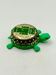 Radegast Beer (Czech Republic) - Bottle Cap Magnet Turtle Shell Shocked Art