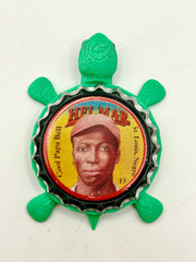 Cool Papa Bell, Helmar Brewing Big League Brew (#10) - Bottle Cap Magnet Turtle (Copy) Shell Shocked Art