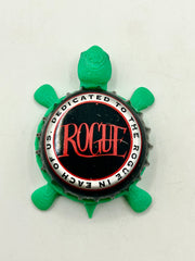 Rogue (Rare, Vintage) - Bottle Cap Magnet Turtle (Copy) Shell Shocked Art