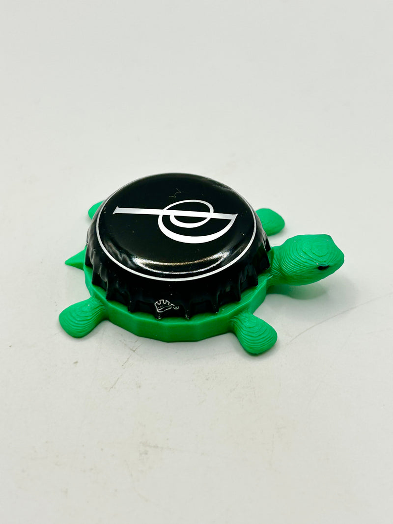 Parlor Soda - Bottle Cap Magnet Turtle Shell Shocked Art