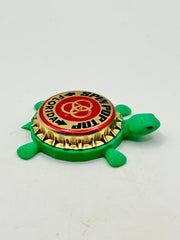 Ballantine Ale (Florida) - Bottle Cap Magnet Turtle Shell Shocked Art