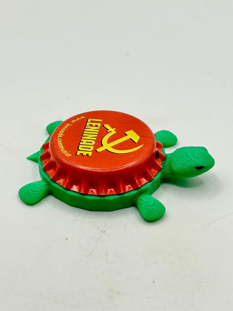 Leninade (Logo) - Bottle Cap Magnet Turtle Shell Shocked Art