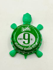Sprite (Thailand) - Bottle Cap Magnet Turtle Shell Shocked Art