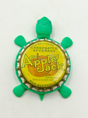 Apple Jack Drink - Bottle Cap Magnet Turtle Shell Shocked Art