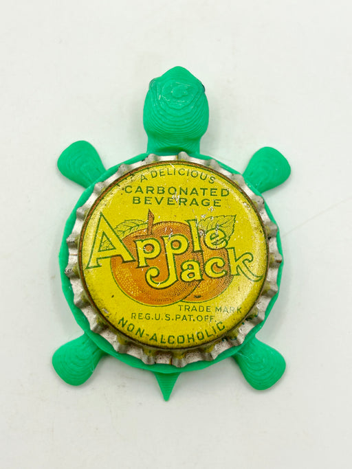 Apple Jack Drink - Bottle Cap Magnet Turtle Shell Shocked Art