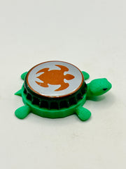 Sea Turtle Silhouette - Bottle Cap Magnet Turtle (Copy) Shell Shocked Art
