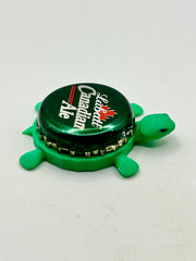 Labatt Blue Canadien Ale - Bottle Cap Magnet Turtle Shell Shocked Art