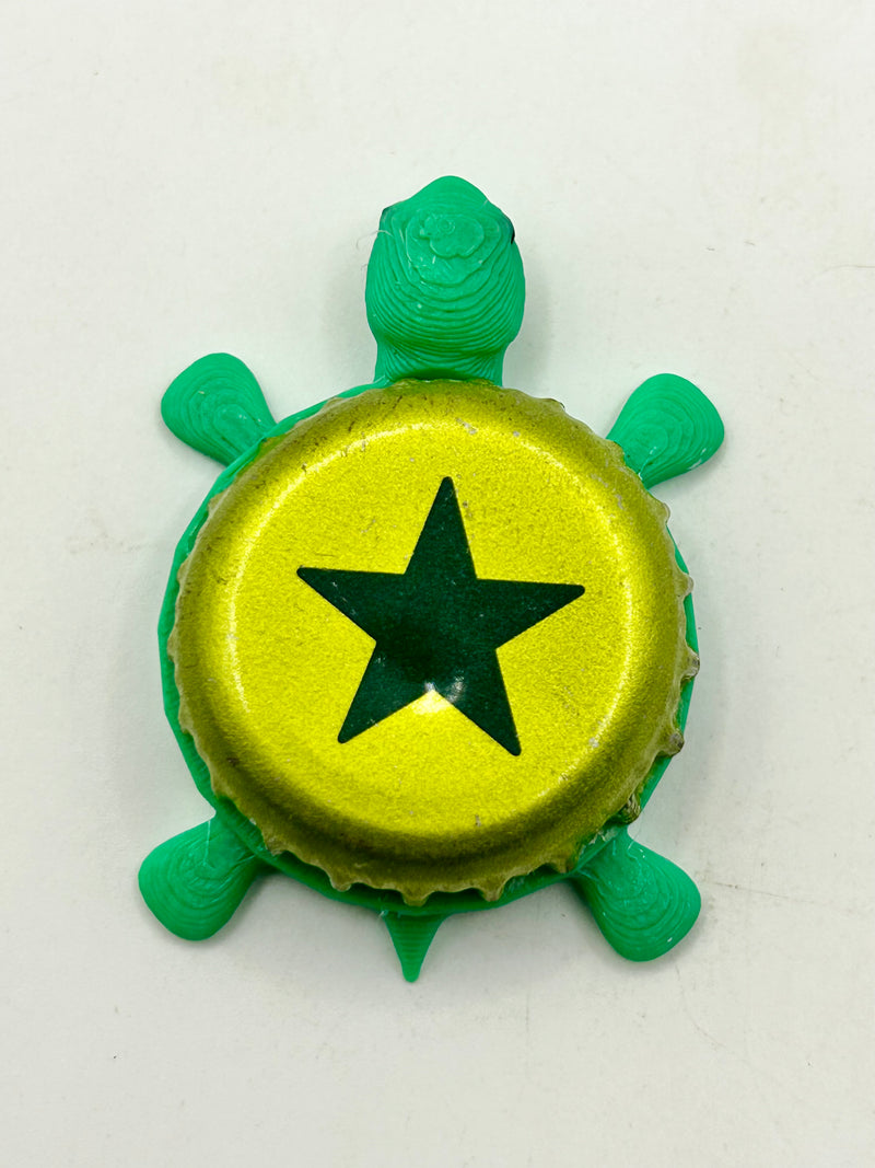 Widmer Brothers Brewing (Star) - Bottle Cap Magnet Turtle Shell Shocked Art