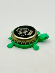 Birra Baladin (Italy) - Bottle Cap Magnet Turtle Shell Shocked Art