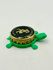Straub Brewing (Black) - Bottle Cap Magnet Turtle Shell Shocked Art