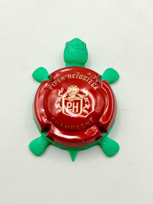 Piper-Heidseick Champagne - Bottle Cap Magnet Turtle (Copy) Shell Shocked Art