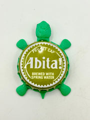 Abita Beer (Olive Cap) - Bottle Cap Magnet Turtle Shell Shocked Art