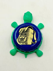 Trail Stash Ale - Boston Brewing - Bottle Cap Magnet Turtle Shell Shocked Art