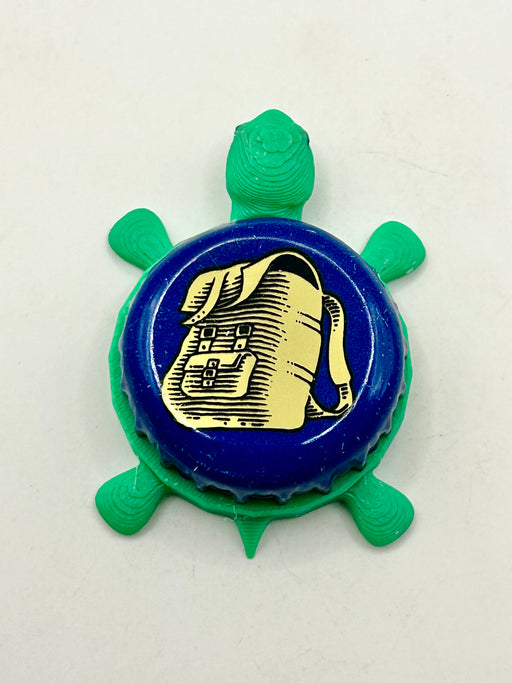 Trail Stash Ale - Boston Brewing - Bottle Cap Magnet Turtle Shell Shocked Art