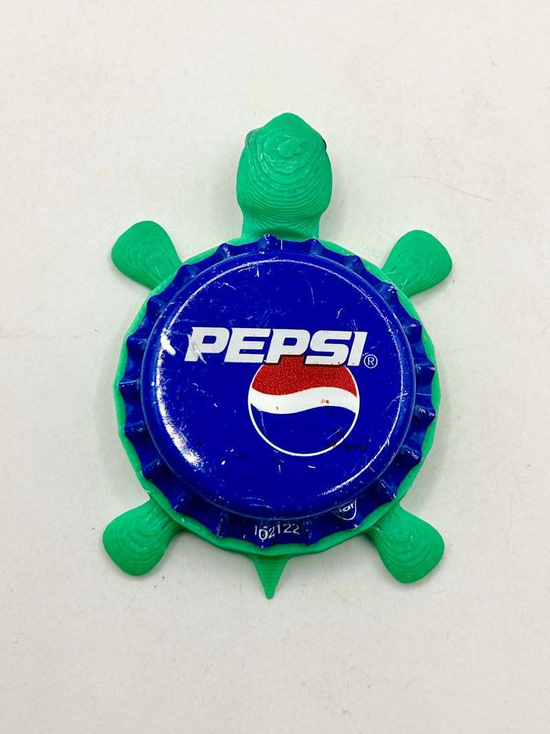 Pepsi (International Blue) - Bottle Cap Magnet Turtle Shell Shocked Art