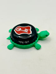 Beck’s Beer (Large Key, Black) - Bottle Cap Magnet Turtle Shell Shocked Art