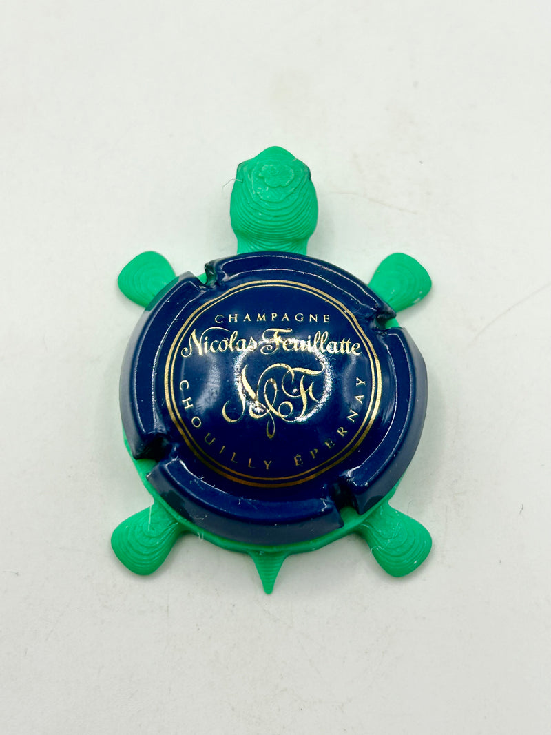 Nicolas Feuillatte Champagne - Bottle Cap Magnet Turtle (Copy) Shell Shocked Art