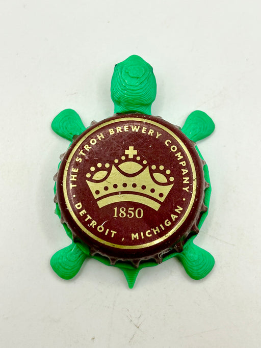 Stroh’s Beer - Bottle Cap Magnet Turtle (Copy) Shell Shocked Art