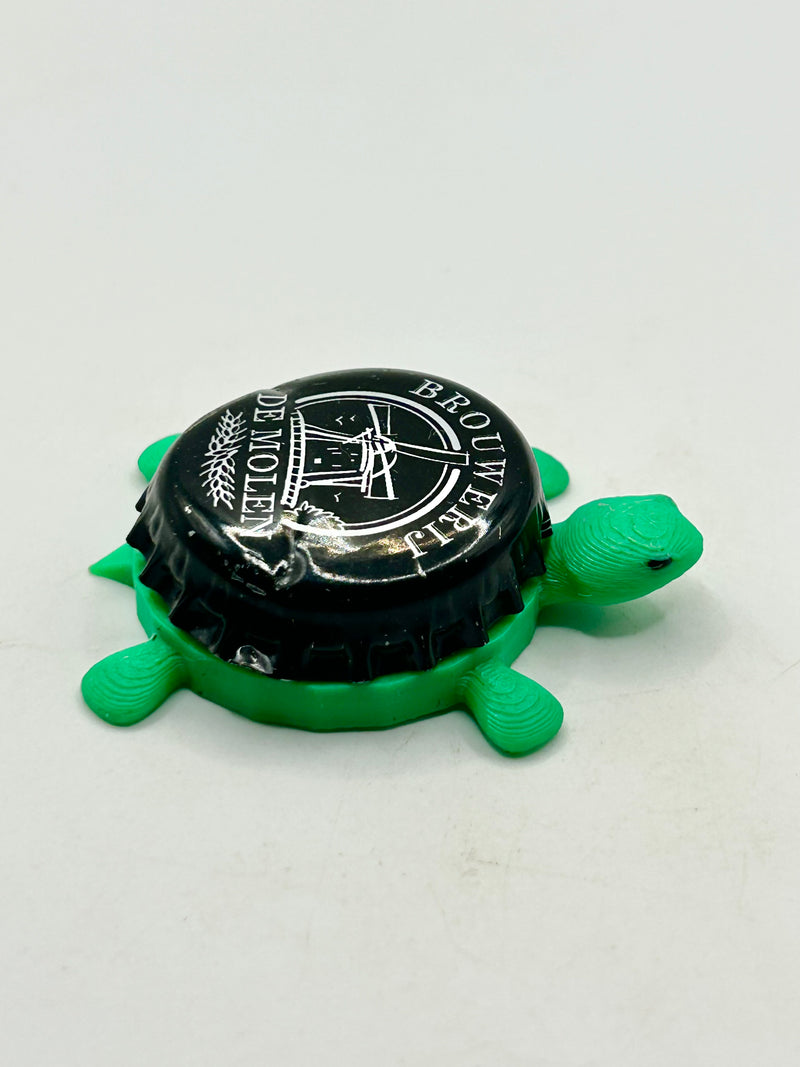 De Molen Brouwerij (Netherlands) - Bottle Cap Magnet Turtle (Copy) Shell Shocked Art