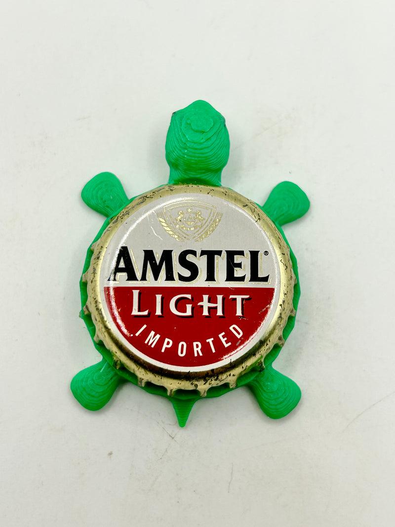 Amstel Light (Imported) - Bottle Cap Magnet Turtle (Copy) Shell Shocked Art