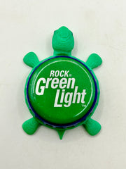 Rolling Rock Light - Bottle Cap Magnet Turtle (Copy) Shell Shocked Art