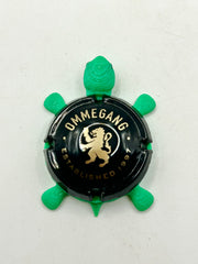 Ommegang (Cork Cage Cap, Black) - Bottle Cap Magnet Turtle Shell Shocked Art