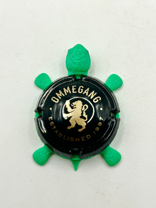 Ommegang (Cork Cage Cap, Black) - Bottle Cap Magnet Turtle Shell Shocked Art