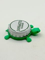 Carlsberg Imported Elephant (Green Text) - Bottle Cap Magnet Turtle Shell Shocked Art