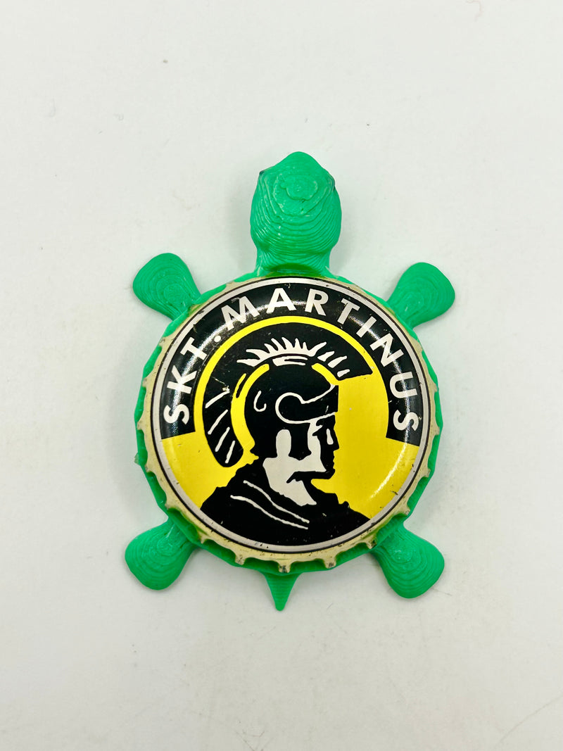 Martinsbrau Skt. Martinus - Bottle Cap Magnet Turtle (Copy) Shell Shocked Art