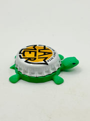 Hammer Italian Craft Beer - Bottle Cap Magnet Turtle Shell Shocked Art