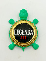 Legenda III - Bottle Cap Magnet Turtle Shell Shocked Art