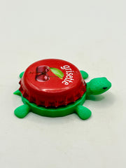 Grisette Cerise Beer (Belgium) - Bottle Cap Magnet Turtle Shell Shocked Art