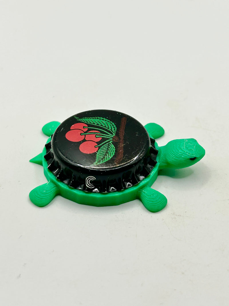 Brasserie Belle-Vue - Bottle Cap Magnet Turtle Shell Shocked Art