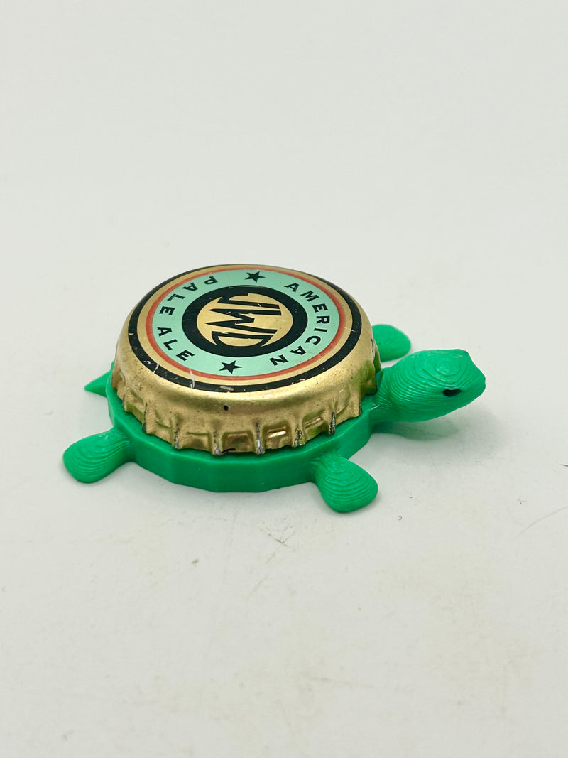 Dundee’s JWD American Pale Ale - Bottle Cap Magnet Turtle Shell Shocked Art