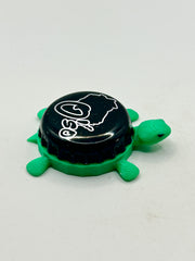 O’so Brewing - Bottle Cap Magnet Turtle Shell Shocked Art