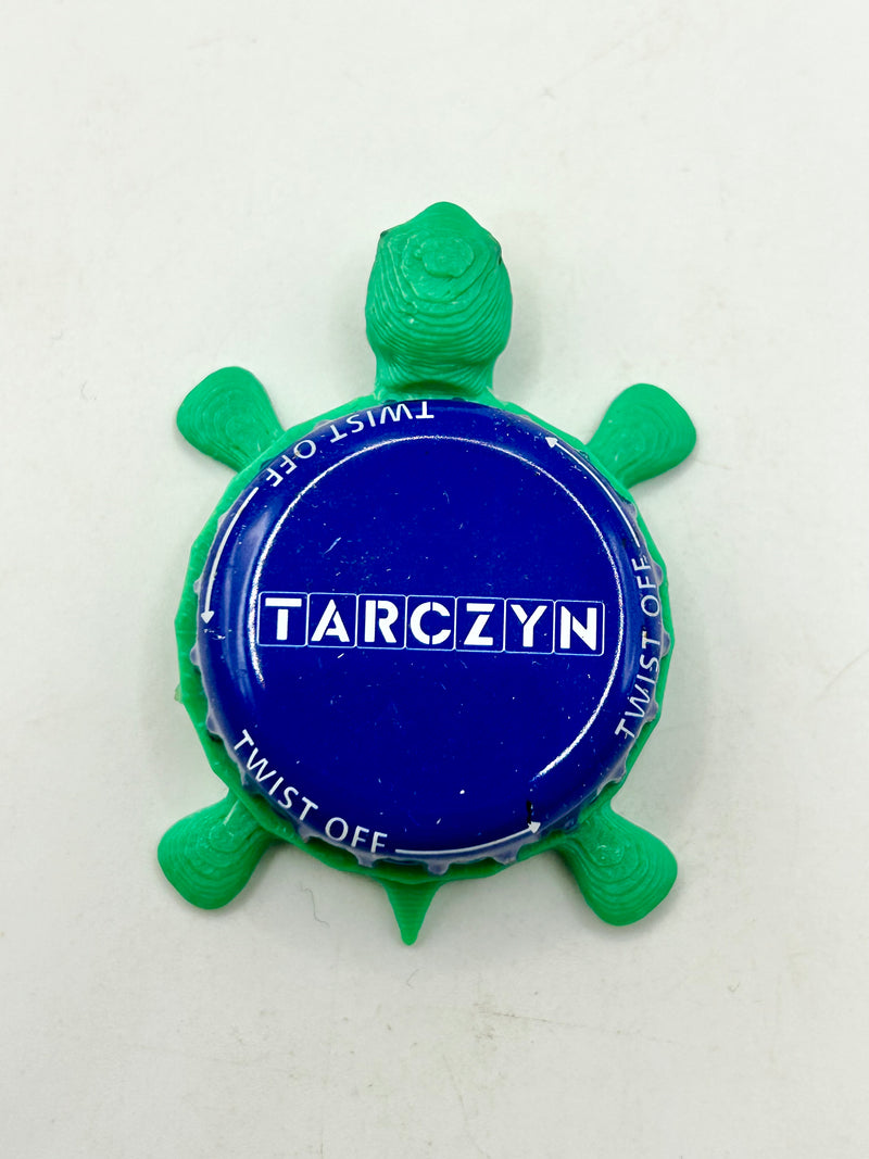 Tarczyn - Bottle Cap Magnet Turtle Shell Shocked Art