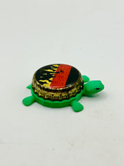 Oettinger Brewing (Germany) - Bottle Cap Magnet Turtle Shell Shocked Art