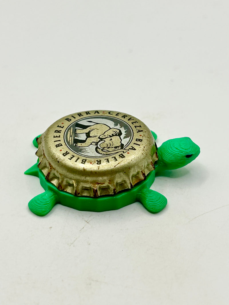 Elephant South African Beer (South African Breweries) - Bottle Cap Magnet Turtle (Copy) Shell Shocked Art